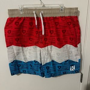 Routine Baseball Bomb Pop Board Shorts